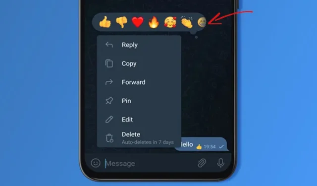 Comment utiliser les réactions aux messages dans Telegram en 2024