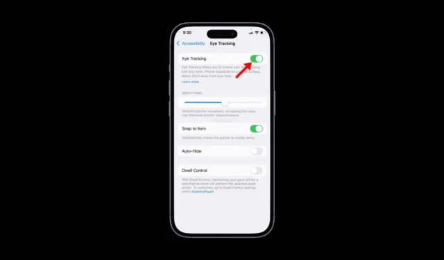 Как да включите проследяването на очите на iPhone в iOS 18