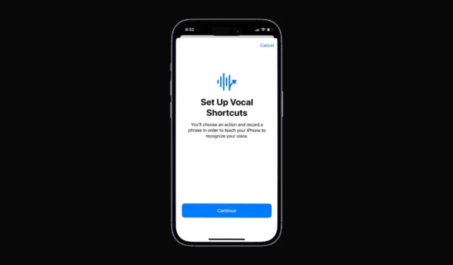 Kā lietot balss saīsnes iPhone tālrunī (iOS 18)