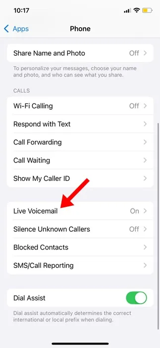 Live-Voicemail