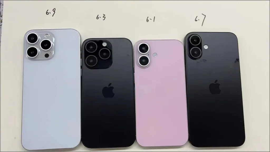 iPhone 16 klāsta manekena dizains