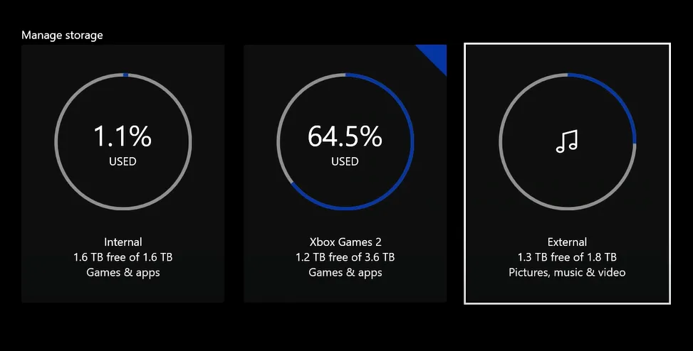 vælg din eksterne harddisk