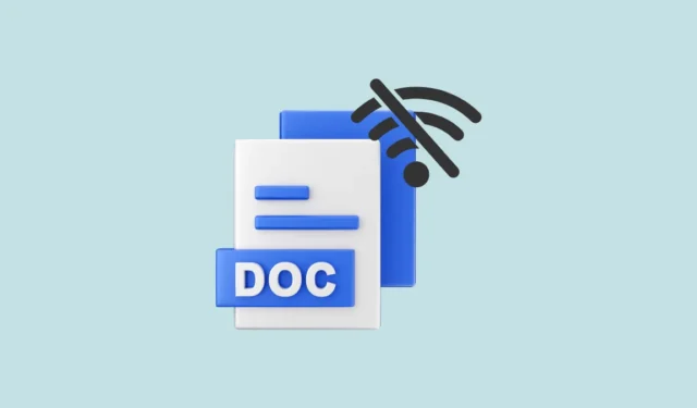 Sådan bruger du Google Docs offline i Windows