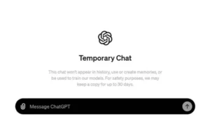 ChatGPT Chat temporário: o que é e como usar?