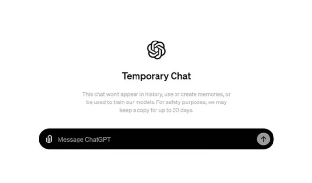 ChatGPT Chat temporário: o que é e como usar?