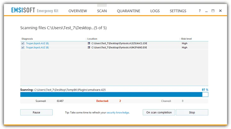 Kit di emergenza Emsisoft