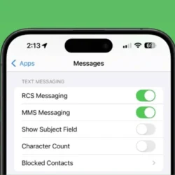 Как включить RCS-сообщения на iPhone (iOS 18)