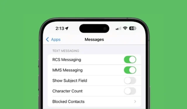 Kā iespējot RCS ziņojumapmaiņu iPhone (iOS 18)