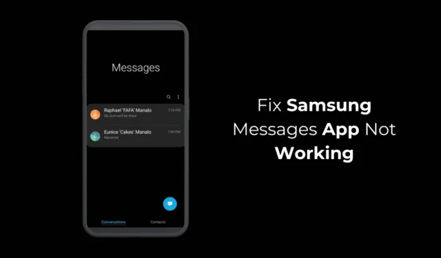 „Samsung Messages“ programa neveikia? 7 būdai, kaip tai ištaisyti