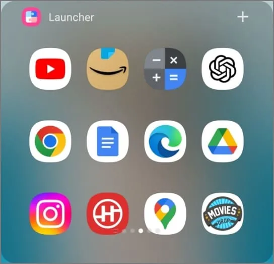 Всички приложения на Galaxy Z Flip 6 Cover Screen с Good Lock Launcher