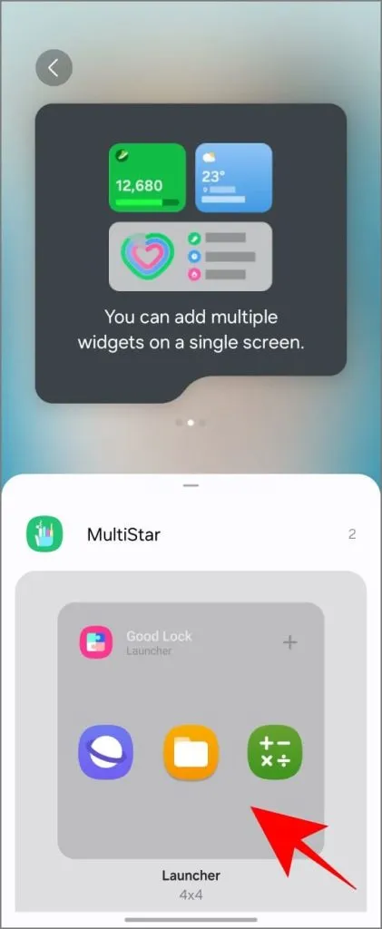 Włączanie widżetu App Launcher na Samsung Galaxy Z Flip 6