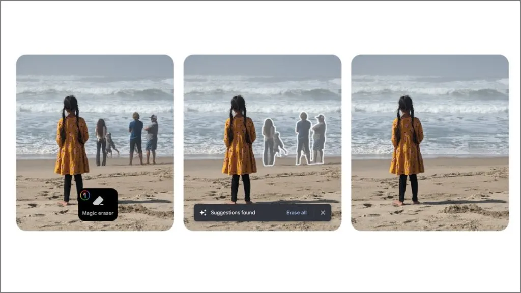 Удаляйте объекты с фотографий с помощью Google Photos Magic Eraser