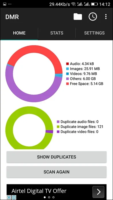 Odstraňte duplicitní soubory na Androidu