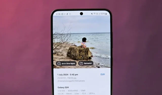 Cómo crear un vídeo time-lapse a partir de una única foto con Galaxy AI