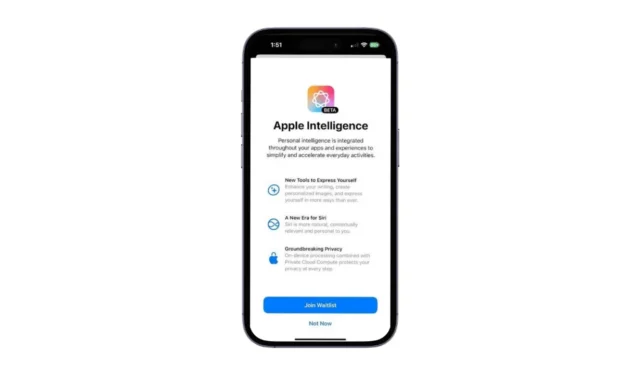 Kuinka liittyä Apple Intelligencen jonotuslistalle (koko opas)