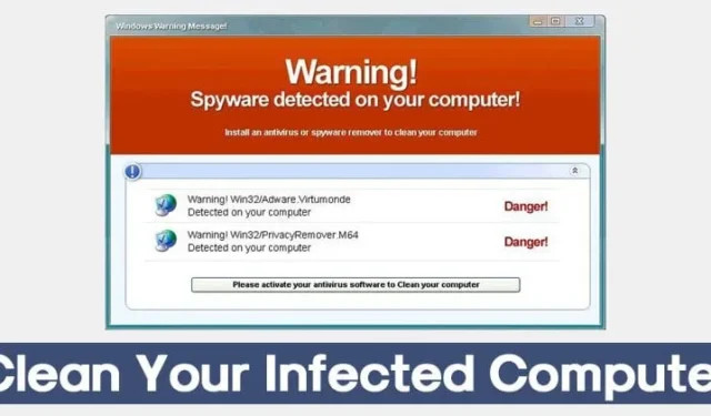 10 étapes faciles pour nettoyer votre PC infecté