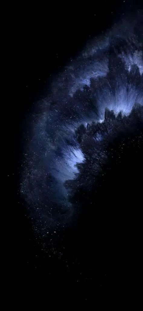 Fondo de pantalla gris espacial (oscuro) para iPhone 11 Pro 7 TechWiser