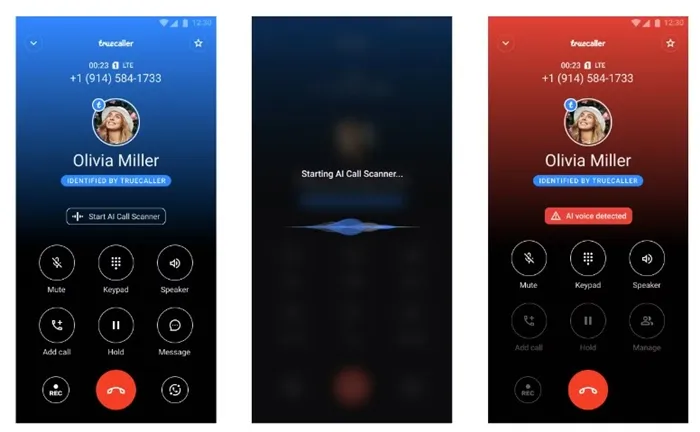 AI Call Scanner starten