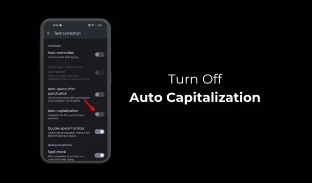 So deaktivieren Sie die automatische Großschreibung auf einem Samsung-Telefon