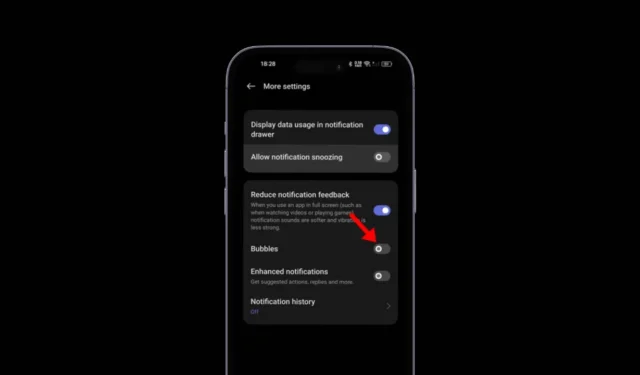 Comment désactiver les bulles de notification flottantes sur Android