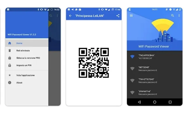 Visualizzatore password WiFi