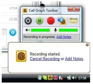 CallGraph Skype-recorder