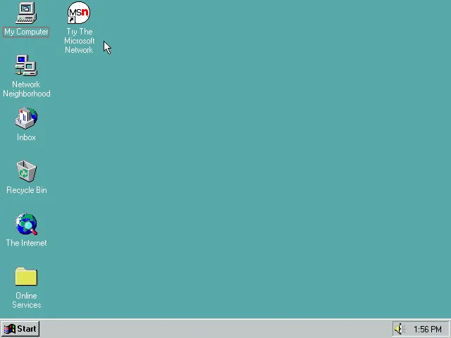 Windows 95 のプロパティ