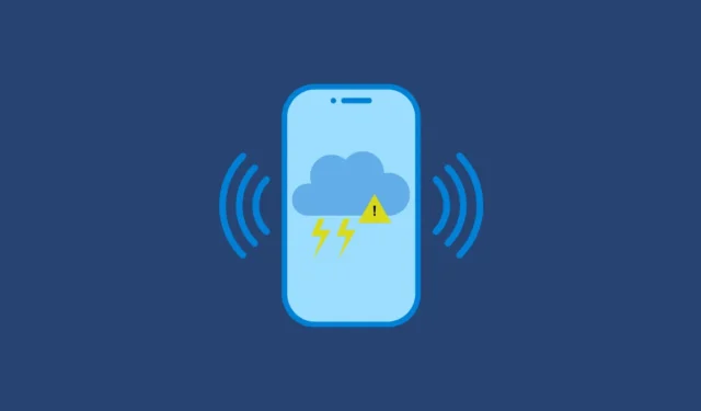 Comment configurer des alertes de pluie avec l’application Météo sur iPhone