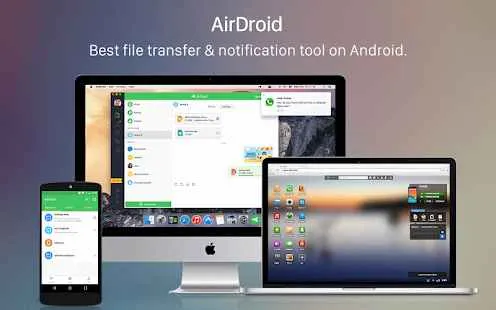 AirDroid ekstern filtilgang