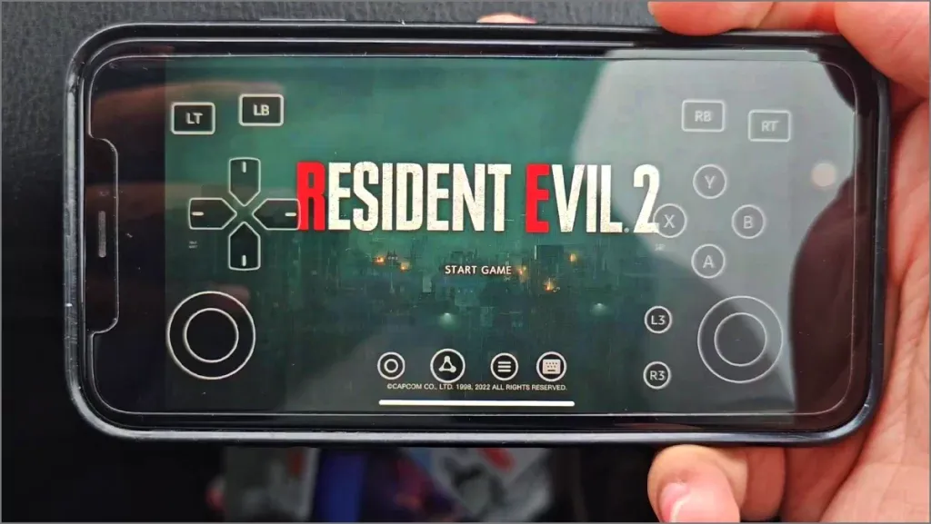 Jouer au jeu AAA Resident Evil 2 sur iPhone avec le cloud gaming Amazon Luna