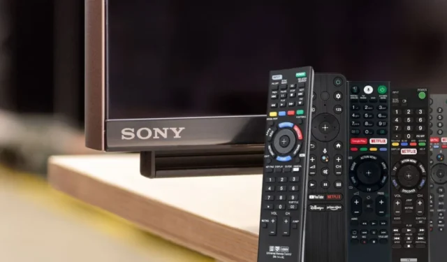 Topp universelle fjernkontroller som er kompatible med Sony TV-er