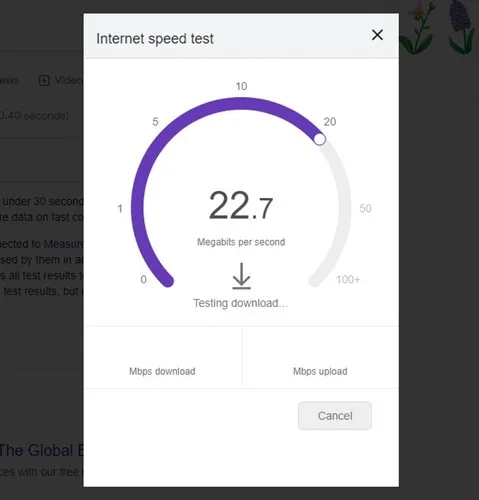 Controleer uw internetverbinding