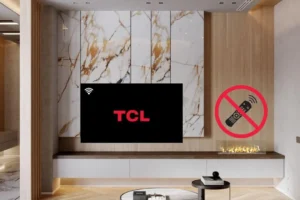 Koble enkelt TCL TV-en til WiFi uten en fjernkontroll