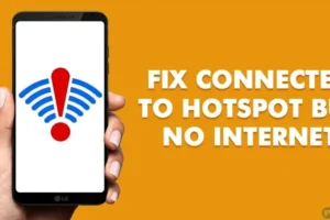 Solução de problemas de conexão de hotspot móvel no Android: sem acesso à Internet