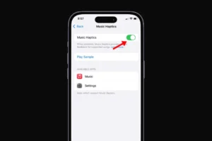 iOS 18을 탑재한 iPhone에서 음악 햅틱 활성화: 단계별 가이드