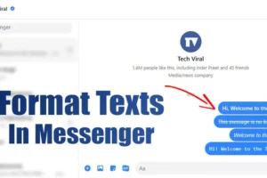 Sende fet, kursiv eller monospaced tekstmeldinger i Messenger: En veiledning