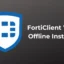 Gaukite „FortiClient VPN Offline Installer“, skirtą „Windows“ kompiuteriui