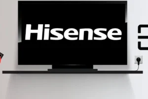 „Hisense“ televizoriaus įvesties keitimas nenaudojant nuotolinio valdymo pulto