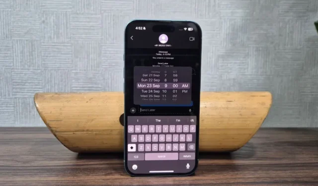 Formatage de texte et planification de messages sur iPhone : un guide étape par étape