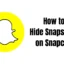 Trin-for-trin guide til at skjule din Snapscore på Snapchat