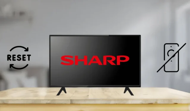 Guida per ripristinare la tua TV Sharp senza telecomando