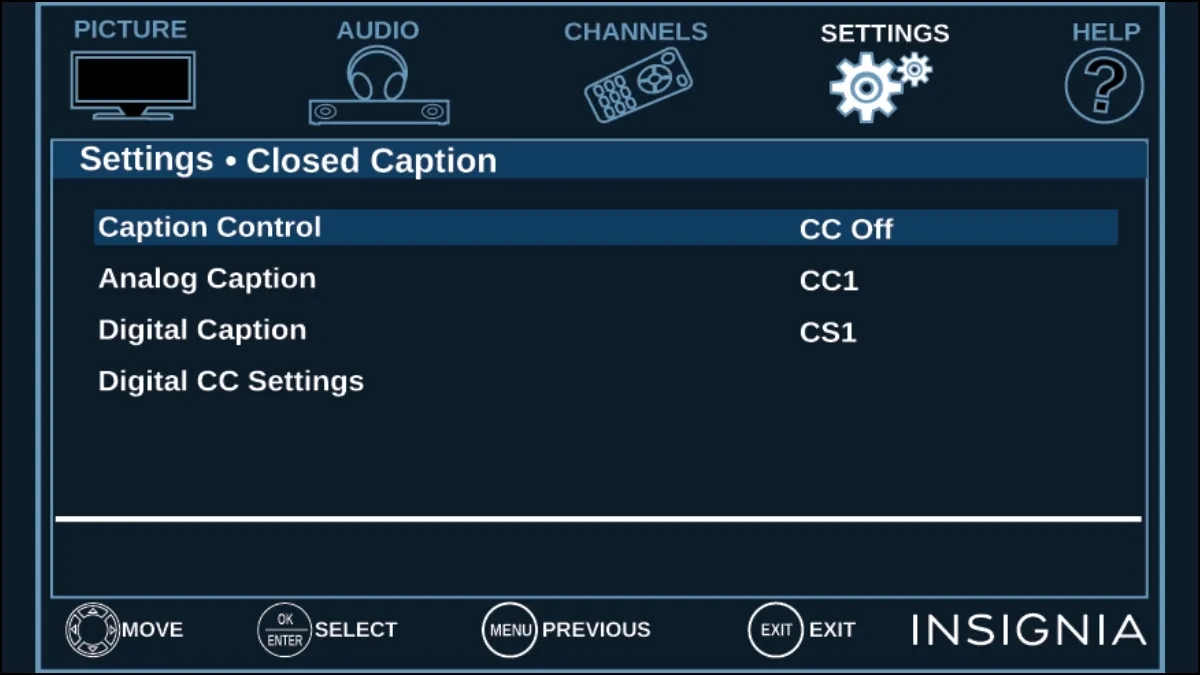 Comment désactiver les sous-titres sur un téléviseur Insignia