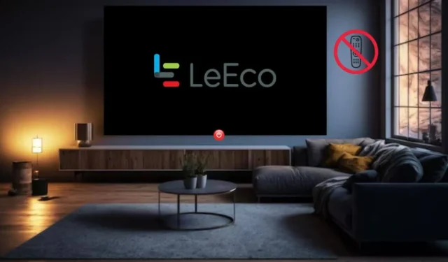 Handleiding voor het inschakelen van LeEco TV zonder gebruik van een afstandsbediening