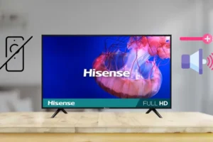 Regolazione del volume sulla TV Hisense senza telecomando