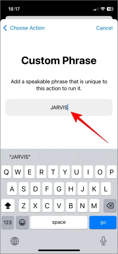 Jarvis als Siri Wake Word