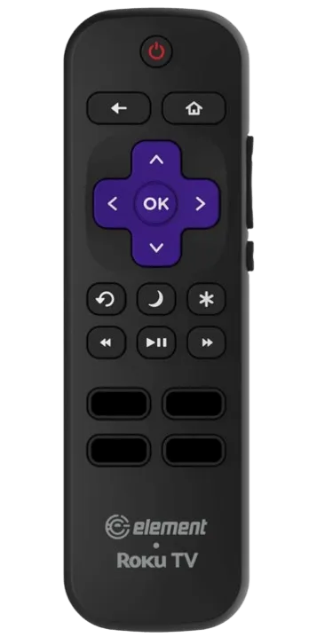 Element Roku TV-Fernbedienung