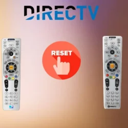 DirecTV リモコンを工場出荷時の状態にリセットする手順