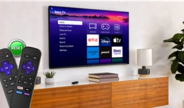 Instrukcja krok po kroku dotycząca resetowania pilota Roku Simple i Voice Remote