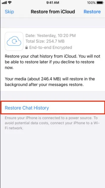 Récupérer les messages WhatsApp bloqués sur iPhone