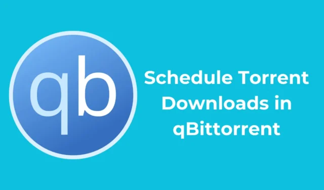 Agendando downloads de torrents de forma eficaz no qBittorrent